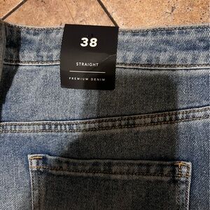 Straight premium denim size 38